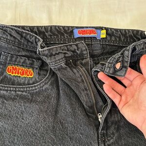 Empyre Black Washed Relaxed Men’s Jeans